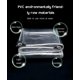 thumbnail image 4 of Tarpaulin, Waterproof Tarpaulin, Transparent Pvc Tarpaulin, 360gsm, Industrial Tarpaulin With Eyelets, Tarpaulin,1m X 2m, 4 of 5