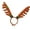 Brown, variant on AOOOWER Holiday Themed Reindeer Antler Headpiece Soft Brown Fabric Comfortable Wear