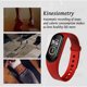 thumbnail image 5 of Reloj Bluetooth Pulsera inteligente Detector de frecuencia cardíaca Impermeable Fitness Rastreador deportivo Información Recordatorio de llamada, Rojo Inevent EL001105-03B, 5 of 7