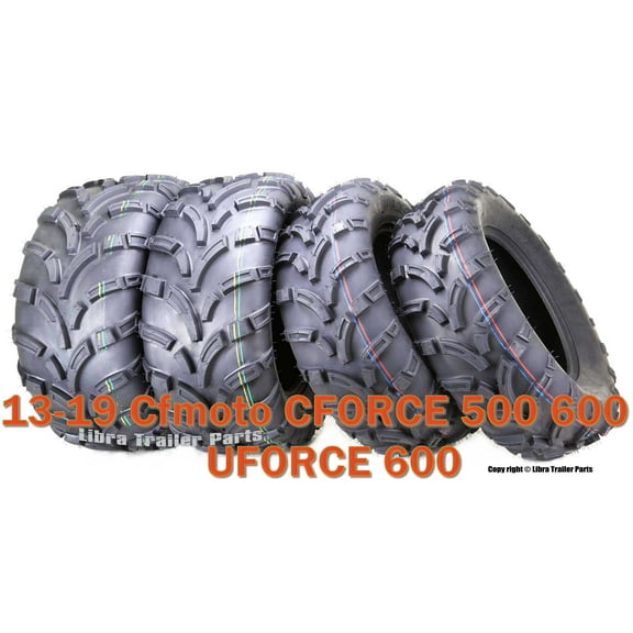 13-19 Cfmoto CFORCE 500 600 UFORCE 600 ATV Tire Set WANDA 25x8-12 25x10-12 lite Mud