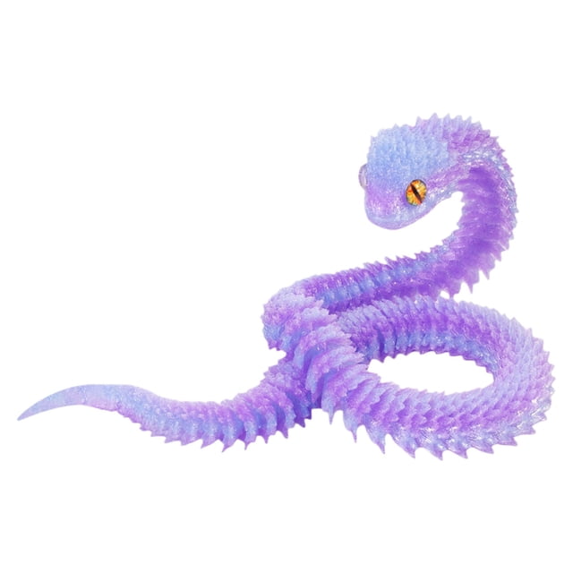 Desktop Ornament 3D Snak E Desktop Ornament Full Joint Flexible Design Multiple Sizes For Decor & Display