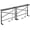 Mordern Black, variant on 78.88" Narrow Console Table with Power Outlets & USB-C, Adjustable Height 24.4"-32.7", Behind Couch Table for Living Room with X-Frame Support,Modern Black