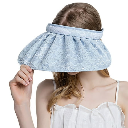 

Dadaria Sun Hats for Women Summer Sun Protection Fashion Outdoor Sunhat Peaked Cap Blue One Size Women