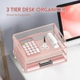 thumbnail image 2 of Paper Organizer with Pen Holders Mesh Letter Tray with Handle Paper Tray Organizer for A Files, 2 of 6