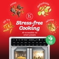 thumbnail image 4 of Kitchen Elite 16 Qt French Door Air Fryer Oven, Countertop Cooker w/ LED Display, 4 of 8