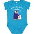 thumbnail image 3 of Inktastic Happy Birthday, Grandma Cute Penguins Boys or Girls Baby Bodysuit, 3 of 5
