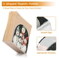 thumbnail image 5 of Yayeee Napkin Holder for Table Kitchen Paper Tissue Organization, Snowman Family, 5 of 8