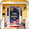 thumbnail image 4 of Linnome Independence Day Door Cover Hanging Cloth Background Cloth for Anniversary Celebration 70.9x35.4 Inch Multicolor#13, 4 of 6