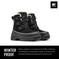 thumbnail image 2 of Bota Sorel Tivoli V impermeable para mujer, color negro/leonado, 11, 2 of 7