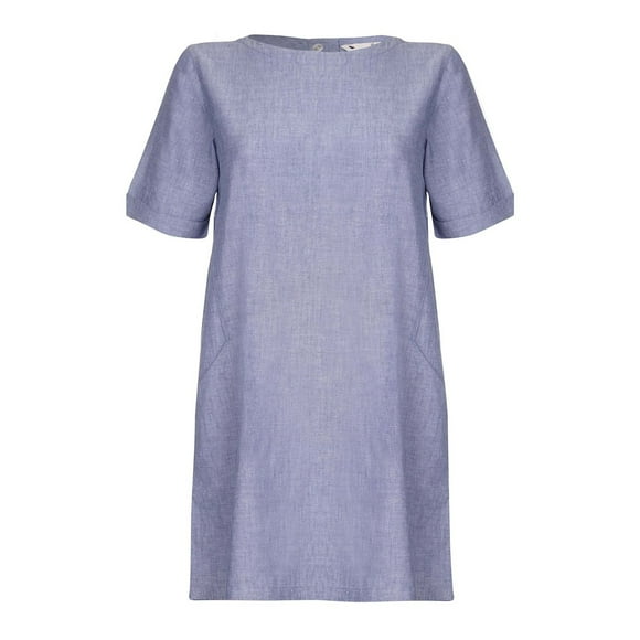 Yumi Robe Tunique Chambray Femme