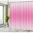 thumbnail image 5 of Ambesonne Ombre Shower Curtain, Girly Design, 69"Wx84"L, Pink, 5 of 5