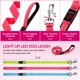 thumbnail image 2 of Correa LED para perro Weesiber, luz brillante, recargable por USB, rosa, 2 of 7