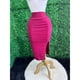 thumbnail image 3 of Falda Sexy De Tubo Abertura En Pierna Para Mujer Ajustada Color Vino Talla Unitalla Marca Emil SaEs, 3 of 4
