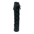 thumbnail image 5 of Minnetonka Women's Front Lace Knee High Boots, 6 M Black, 5 of 7
