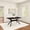 Black, variant on Plank+Beam Verso Rectangular Dining Table, 60" Solid Wood Kitchen & Dining Room Table, Pecan