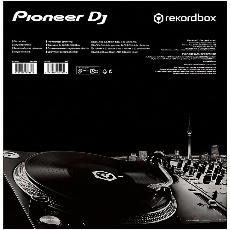 Pioneer DJ RB-VS1-K Rekordbox DVS Control Vinyl - Walmart.com