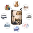 thumbnail image 4 of Gaeub Rustic French Signpost Dirty Clothes Storage Basket, Toy Storage Bin for Storing Clothing, Diapers, Toys-Medium, 4 of 6
