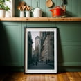 thumbnail image 6 of Wall & Broad - Manhattan New York Photography Black Framed Wall Art Print 12 x 18 inches, 6 of 8