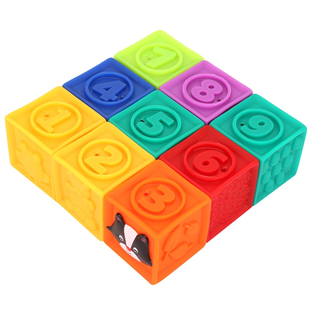 Block Toy Bright Color Intellectual Development Kids Building Blocks Non- For Kid'S Hands Baby'S Finger
