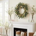 22inch Artificial Eucalyptus Berry Wreath Green Leaf Wreaths Spring ...