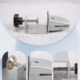 thumbnail image 5 of Sneeze Guard Clamp Bracket Desk Partition Clamp Support for 1/8" to 1" Thick Acrylic Panels Adjustable C Shape Clamp, 5 of 5
