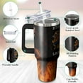 thumbnail image 3 of 40 Oz Firefighter Tumbler with Handle and Straw, Double Wall Coffee Travel Mug Leak Proof, Stainless Steel Firefighter Cup with Handle and Straw, Reusable Insulated Firefighter Mug Gift for Fireman, 3 of 6