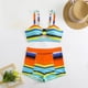 thumbnail image 4 of Traje de baño de 2 piezas para mujer, trajes de baño para mujer, traje de baño de verano de talla grande con estampado, bikini, traje de baño dividido para mujer, traje de baño de poliéster, 4 of 5