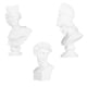 thumbnail image 1 of 3pcs Mini Bust Statue Greek Resin Sculptures for Home Office Decoration Artistic Table Ornaments Featuring Athena and Modern Desk Decor, 1 of 3