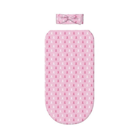 

Lafuoo Breast Cancer Awareness5 Pattern 0-6 Months Newborn Swaddle Bag Headband Set for Girls Clothes Baby Care Products
