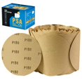 thumbnail image 1 of Discos de lijado S SATC 100 PSA, 6 pulgadas, grano 180, óxido de aluminio, 1 of 6
