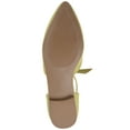 thumbnail image 6 of Journee Womens Vielo Ballet Almond Toe Buckle Flats, Widths Available, 6 of 10
