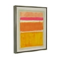 thumbnail image 3 of Stupell Industries Varied Orange Stripes Arrangement Painting Luster Gray Floating Framed Canvas Print Wall Art, Design by Victoria Barnes, 3 of 6
