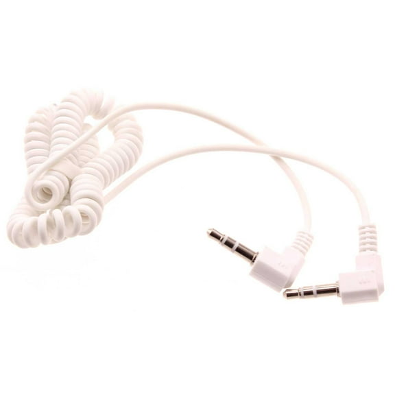 3.5mm Aux Cable for Samsung Galaxy A23 5G Phone - Adapter Car Stereo Aux-in Audio Cord Speaker Jack Wire Coiled B4R Compatible With Galaxy A23 5G Model