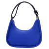 thumbnail image 1 of Bolsa De Hombro Bolso de mano Half Moon Crescent de nailon de color puro para axilas (azul oscuro), 1 of 7