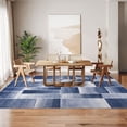 thumbnail image 3 of Modern Geometric Patchwork Area Rug 9x12 Large Rugs for Living Room, Soft Throw Carpet Floor Decor for Entryway Dining Room Office Nursery Blue, 3 of 6