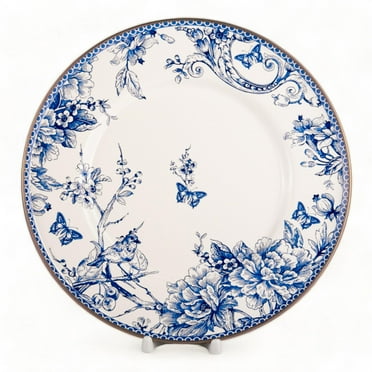 STP Goods  11" Bird of Paradise Enameled Serving Plate