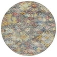thumbnail image 2 of Addison Rugs Chantille Indoor/Outdoor Traditional Global Gold Washable Round Rug, 8' x 8', 2 of 6