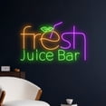 thumbnail image 2 of Handmadetneonsign Fresh Juice Bar Neon Sign, Juice Bar LED Light, Juice Neon Light, Bar Led Sign, 2 of 5