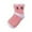 A, variant on SHURUIMA Rib Plush Squeaky Sock Dog Chew Toy, Embroidered Cartoon Pet Bite Toy, 2.7 X 5.1 Inch Four Color Small Medium Dog Play Accessory, 1 Count