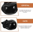 thumbnail image 3 of FUEENIRVA Estatuilla De En Cristal Negro Para De Interiores, 3 of 8