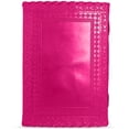 thumbnail image 4 of Jaald 10" Leather Journal Blank Notebook Handmade Travel Diary with Lock Writing Bullet Journal Christmas Gift Pink Sketchbook for Artists, 4 of 8