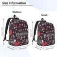 thumbnail image 2 of Vsdgher Merry Christmas Print Canvas Backpack Travel Rucksack Unisex Knapsack 15.7/17.7Inch Laptop Backpack for Work,College -Medium, 2 of 5
