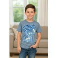 thumbnail image 4 of Stitch Chilling Boys Short Sleeve Light Blue Youth T-Shirt (US, Alpha, X-Small, Regular, Regular), 4 of 7