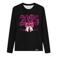 thumbnail image 4 of Christmas Sweatshirts for Women Plus Size Crew Neck Pullover Tops Casual Loose Cute Graphic Long Sleeve Shirt (Black XL), 4 of 4
