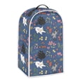 thumbnail image 2 of HELLHERO Cat Flowers Stylish Blender Dust Cover with Reusable Multifunctional Dust Protector Home Kitchen, 2 of 6