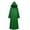 Green, variant on Hvyesh Mens Wizard Hooded Robe Vintage Monk Priest Cloak Halloween Cosplay Knight Hood Cape Renaissance Costumes