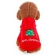 thumbnail image 4 of Disfraz navideño para perro Ropa navideña para mascotas Ropa para perros Sudadera con capucha para perros, 4 of 7