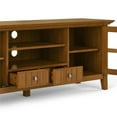 thumbnail image 4 of Pemberly Row Modern Solid Wood TV Media Stand for TVs up to 60" in Golden Brown, 4 of 8