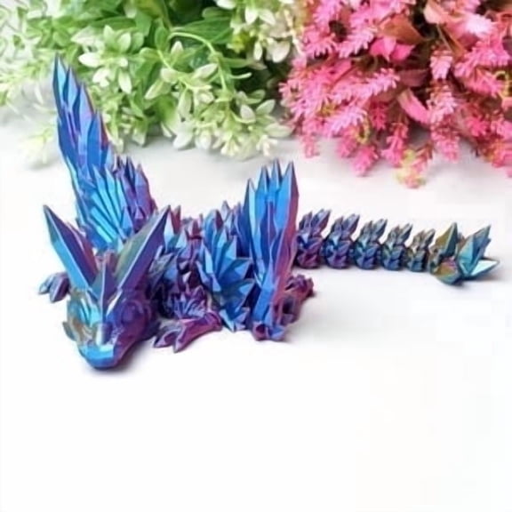 3D Printed pterosaur,Flexible Joint Animal lacertid Figurines,Realistic Eyes, Home Office Decor,Fidget Toy for Adults Teens Boy Festival Gifts