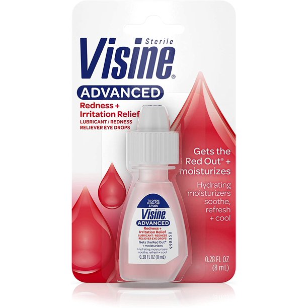Visine Advanced Redness + Irritation Relief Lubrication / Redness Eye